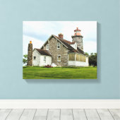 Windmill Point Lighthouse Canvas Print Leinwanddruck (Insitu (Holzboden))