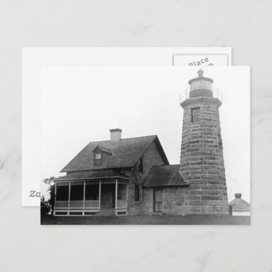 Windmill Point Lighthouse Postkarte (Vorne/Hinten)
