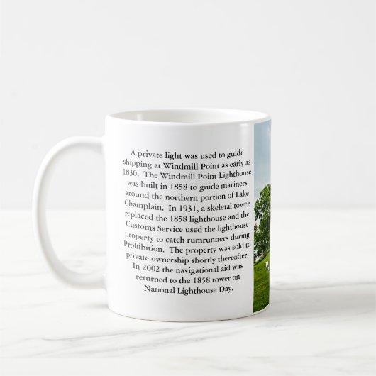 Windmill Point Lighthouse, Tasse Vermont (Links)