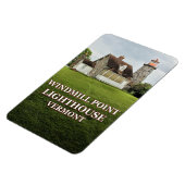 Windmill Point Lighthouse, Vermont Flexi Magnet (Linke Seite)