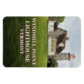 Windmill Point Lighthouse, Vermont Flexi Magnet (Horizontal)