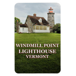 Windmill Point Lighthouse, Vermont Flexi Magnet
