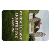 Windmill Point Lighthouse, Vermont Flexi Magnet (Horizontal)