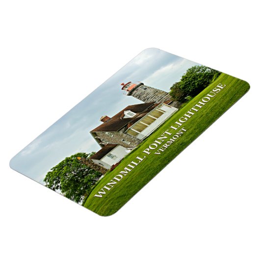Windmill Point Lighthouse, Vermont Flexi Magnet (Linke Seite)