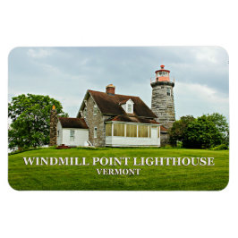 Windmill Point Lighthouse, Vermont Flexi Magnet