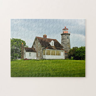 Windmill Point Lighthouse, Vermont Jigsaw Puzzle