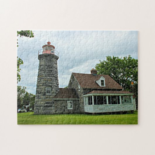 Windmill Point Lighthouse, Vermont Jigsaw Puzzle (Horizontal)