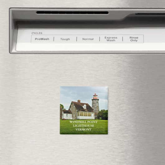 Windmill Point Lighthouse, Vermont Magnet (In Situ (Geschirrspüler))