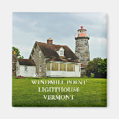 Windmill Point Lighthouse, Vermont Magnet (Vorne)