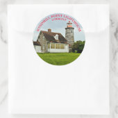 Windmill Point Lighthouse, Vermont Round Stickers (Tasche)