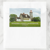 Windmill Point Lighthouse, Vermont Stickers (Tasche)