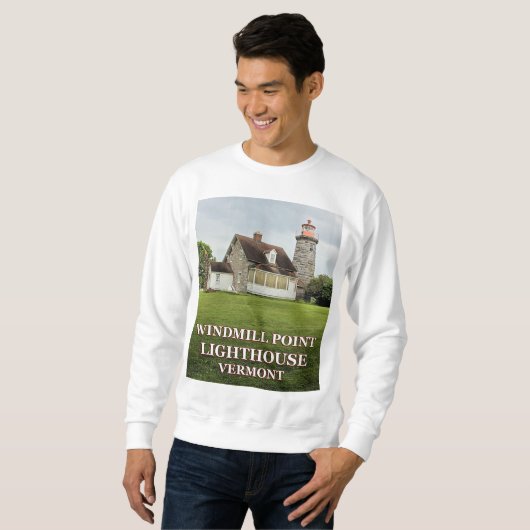 Windmill Point Lighthouse, Vermont Sweatshirt (Vorne ganz)