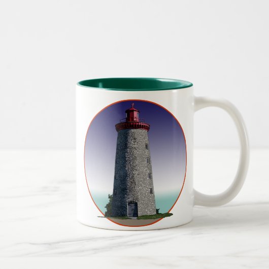 Windmill Point Lighthouse Zweifarbige Tasse (Rechts)