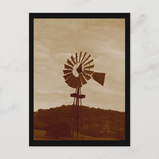 Windmill Postcard Postkarte (Vorderseite)