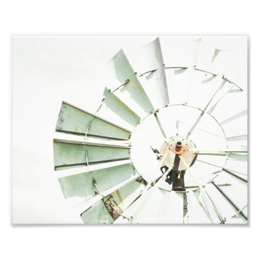 Windmill Power Bauernhof Fotodruck (Vorne)