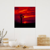 Windmill Sunset Poster (Küche)