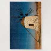 Windmill Tefia Fürteventura Spanien Landschaftlich Puzzle (Vertikal)