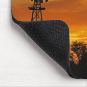 Windmill und Sunset, William Creek, Oodnadatta Mousepad (Ecke)