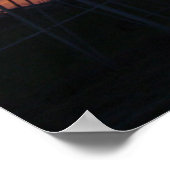 Windmill und Western Kansas Sunset Poster (Ecke)