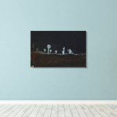 Windmill Windfarm Car Circa 1930er Jahre Fotograf Leinwanddruck (Insitu (Holzboden))