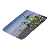 Windmill, Zaanse Schans, Holland, Niederlande 2 Magnet (Linke Seite)