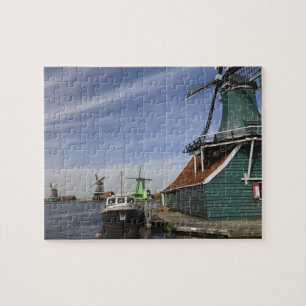 Windmill, Zaanse Schans, Holland, Niederlande Puzzle