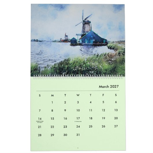 WINDMILLS 2024-Kalender Kalender (Mär 2027)