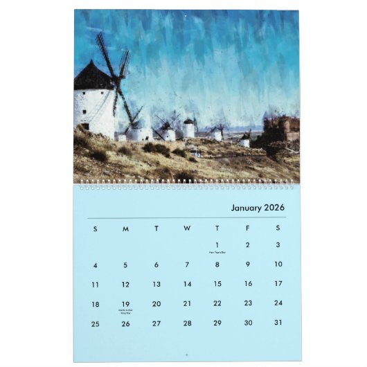 WINDMILLS 2024-Kalender Kalender (Jan 2026)