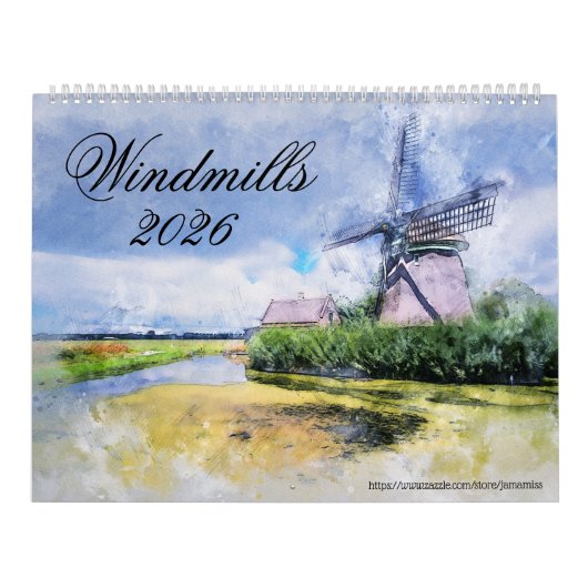 WINDMILLS 2024-Kalender Kalender (Titelbild)