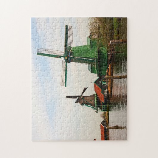 Windmills Classic Dutch Historic Jigsaw Puzzle (Vertikal)