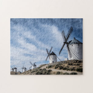 Windmills Consuegra Toledo Spanien Rocky Terrain J Puzzle
