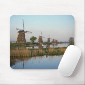 Windmills, Kinderdijk, Niederlande Mousepad (Mit Mouse)