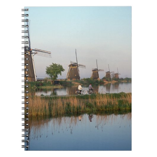 Windmills, Kinderdijk, Niederlande Notizblock (Vorderseite)