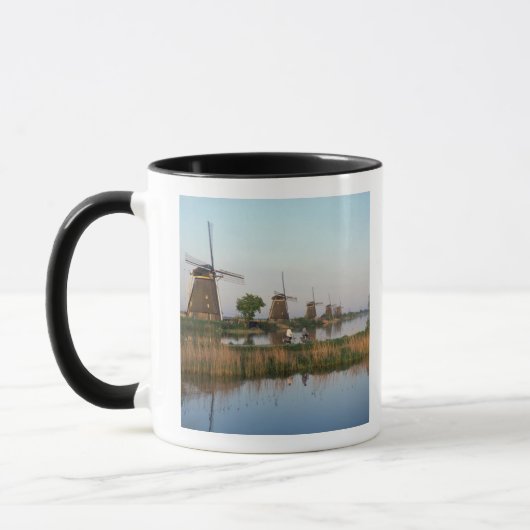 Windmills, Kinderdijk, Niederlande Tasse (Links)