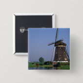Windmills, Leidschendam, Niederlande Button (Vorne & Hinten)