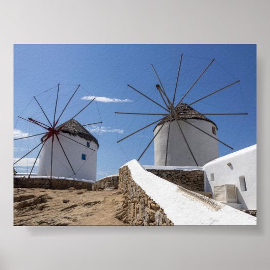 Windmills of Mykonos Poster (Vorne)