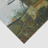 Windmills on Montmartre von Vincent Van Gogh Seidenpapier (Ausschnitt)