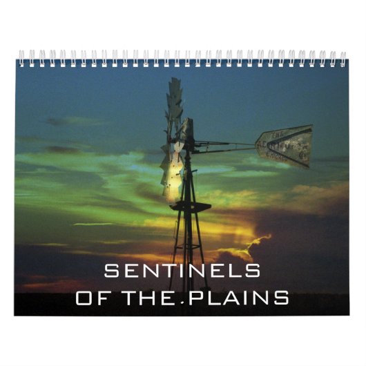 Windmills Sentinels des Plains Calendar Kalender (Titelbild)