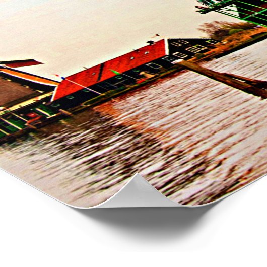 Windmills-Zaanse Schans Poster (Ecke)