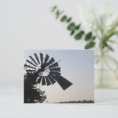 Windmühle 2 Postkarte (Stehend Vorderseite)