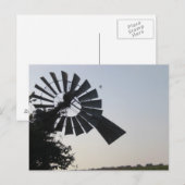 Windmühle 2 Postkarte (Vorne/Hinten)