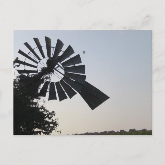 Windmühle 2 Postkarte (Vorderseite)