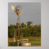 Windmühle 3 Farbe Poster (Vorne)