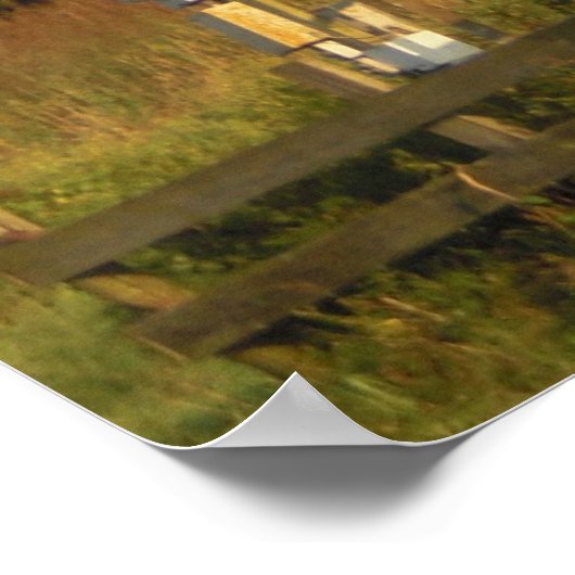 Windmühle 3 Farbe Poster (Ecke)