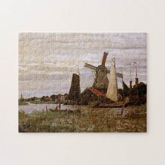 Windmühle am Monet Monet Puzzle (Horizontal)