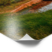 Windmühle auf dem Lande in Holland Foto drucken (Ecke)