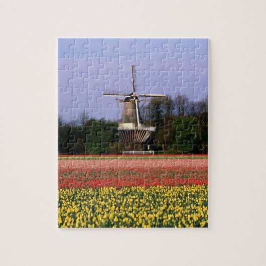 Windmühle auf den Birnengebieten Puzzle (Vertikal)