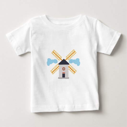 Windmühle Baby T-shirt (Vorderseite)