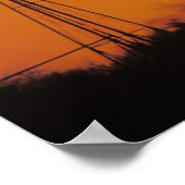 Windmühle bei Sonnenuntergang, Sinton, Texas, USA Poster (Ecke)