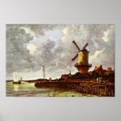 Windmühle bei Wijk Bij Duurstede [1]. Von Jacob I Poster (Vorne)